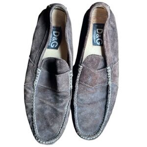 D&G Brown Casual Shoes for Men Sz 42
